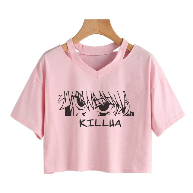 Deadly Duo  Killua x Hisoka Crop Tee