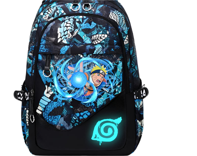 Naruto Ninja School Backpack  Lightweight Large-Capacity Bag