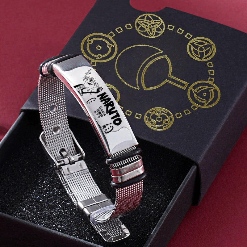 Naruto Anime Bracelet | Sasuke x Naruto x Itachi x Gaara Pendant