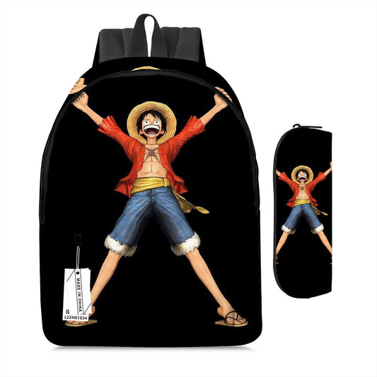 One Piece Luffy Adventure School Backpack Set  2-Piece Combo