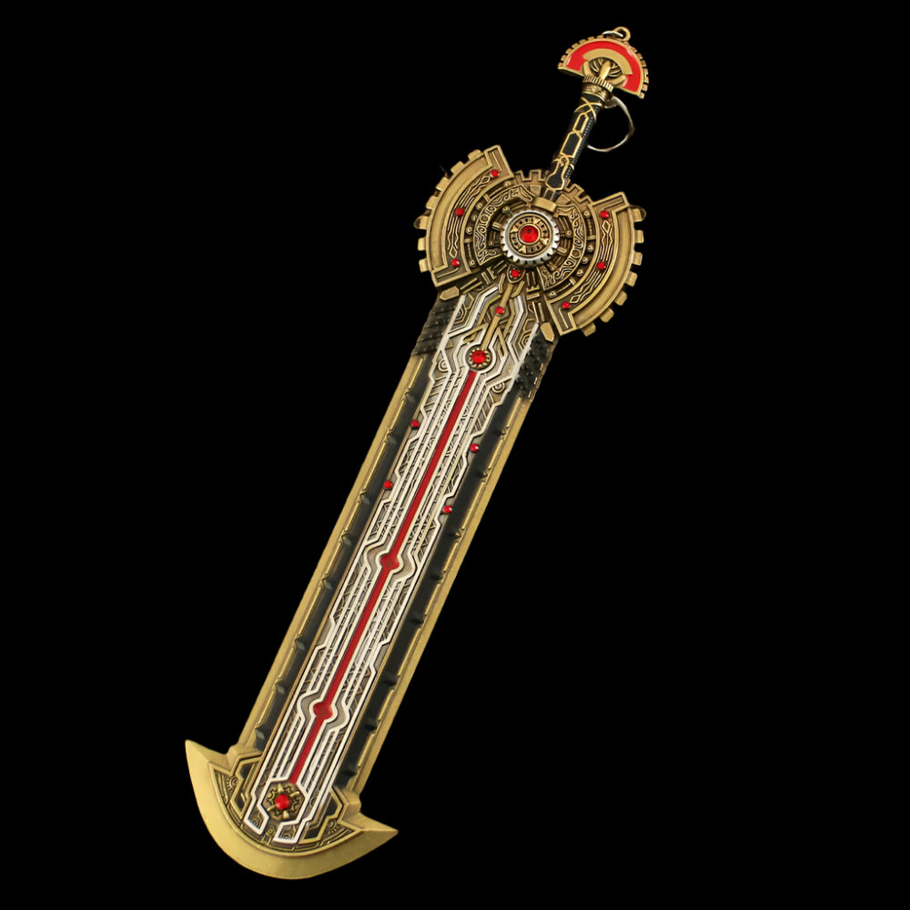 Douluo Peerless Tang Gate Ji Juechen Sword of Judgment Metal Model Weapon Soul Skill Anime Peripheral Boy Toys