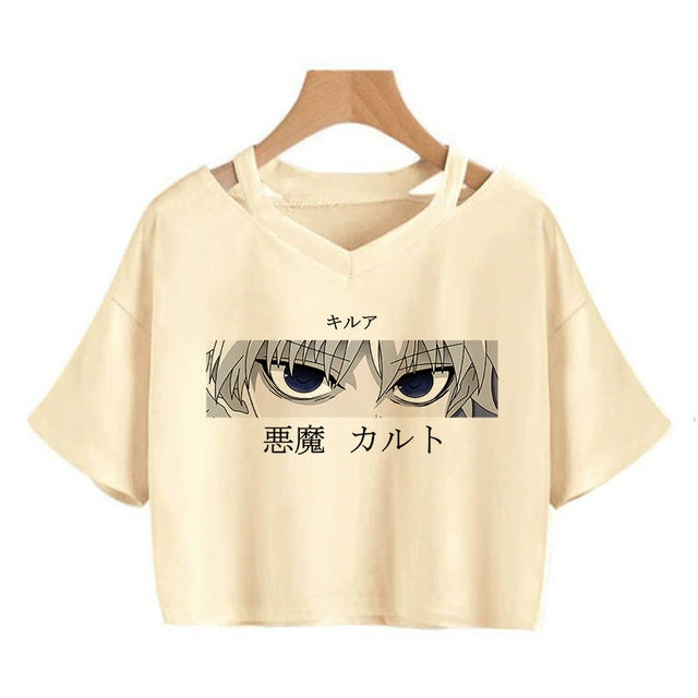 Deadly Duo  Killua x Hisoka Crop Tee