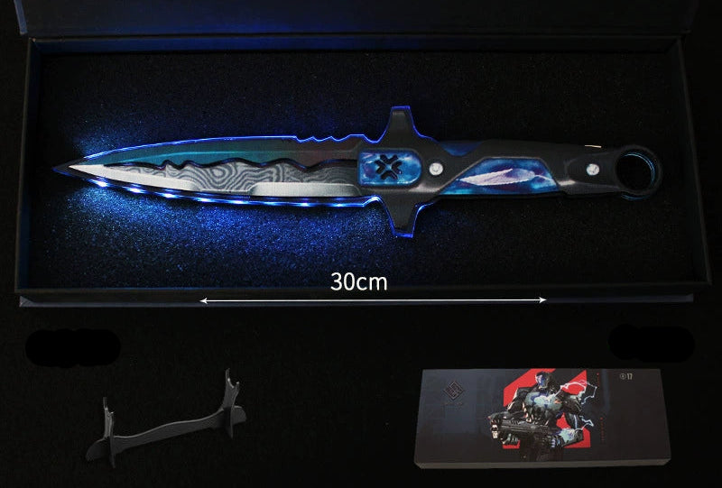 Valorant Mercy Blade Glowing Acrylic Model  Light-Up Game Prop Toy for Kids & Cosplay