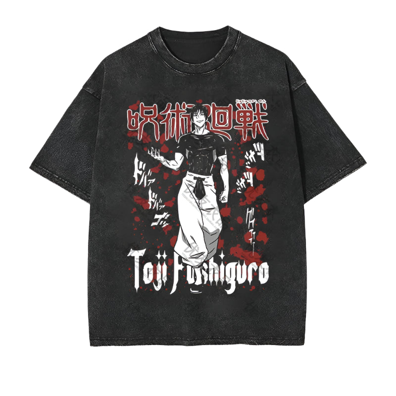 Heavenly Pact  Toji Shadow Washed Tee