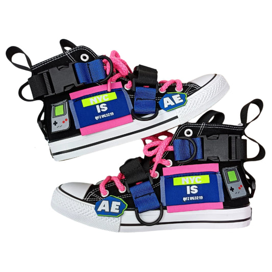 Hui Li x Heytea National Tide Canvas Shoes  Summer Breathable Couple Sneakers