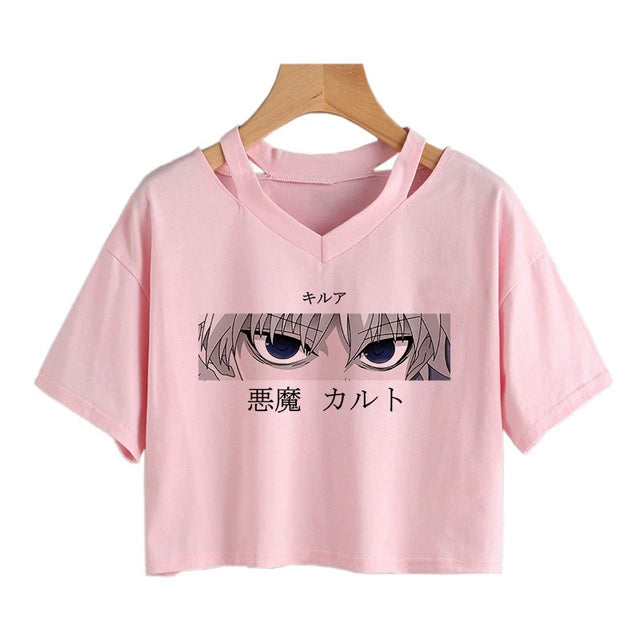 Deadly Duo  Killua x Hisoka Crop Tee