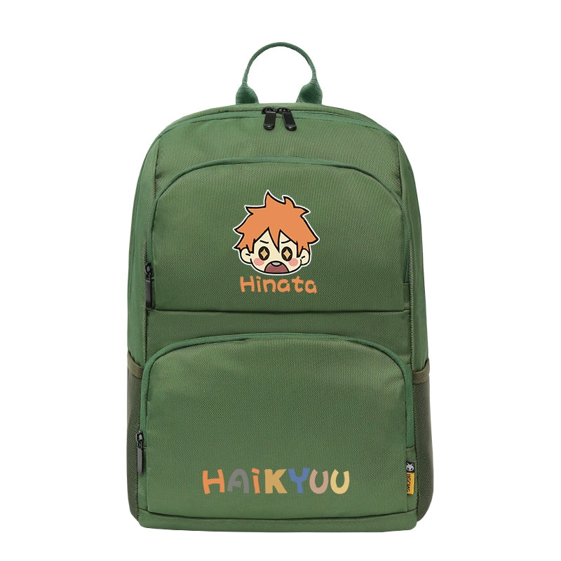 Volleyball Anime School Backpack  Large Capacity Bag for Girls & Teens