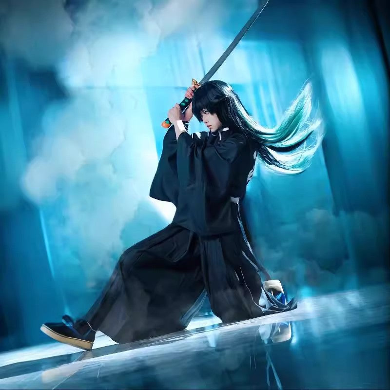 Demon Slayer Muichiro Tokito Cosplay  Mist Hashira Uniform Set