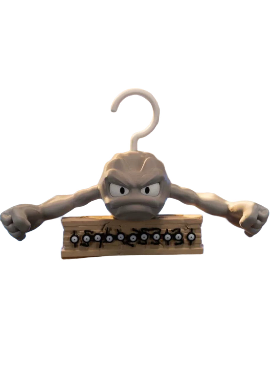 Pokémon Geodude Hanger  Creative Trendy Closet Hook for Casual Use