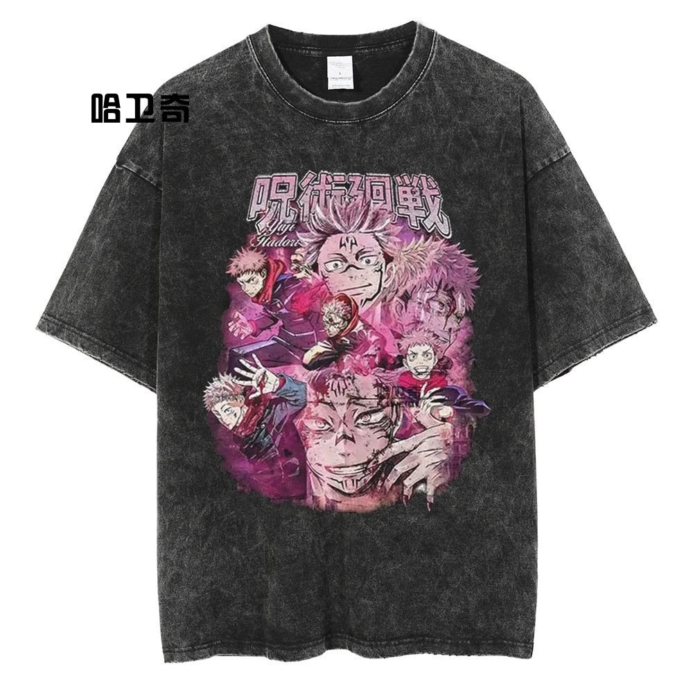 Blue Lock Breakout  Isagi Oversize Washed Tee