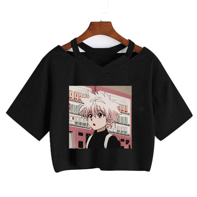 Deadly Duo  Killua x Hisoka Crop Tee
