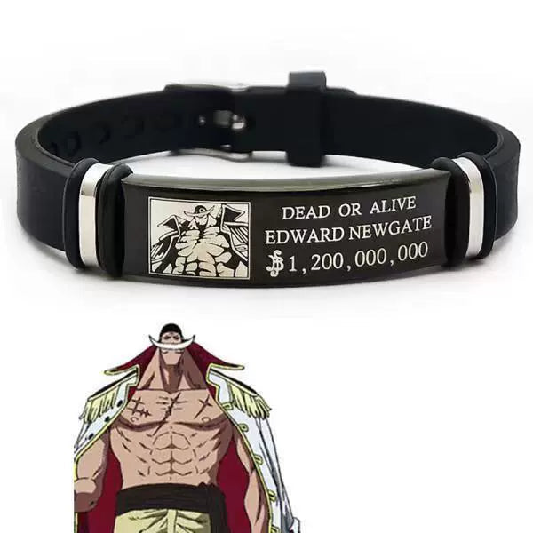 One Piece Silicone Bracelet  Luffy, Zoro, Devil Fruit & Logo Vintage Anime Wristband
