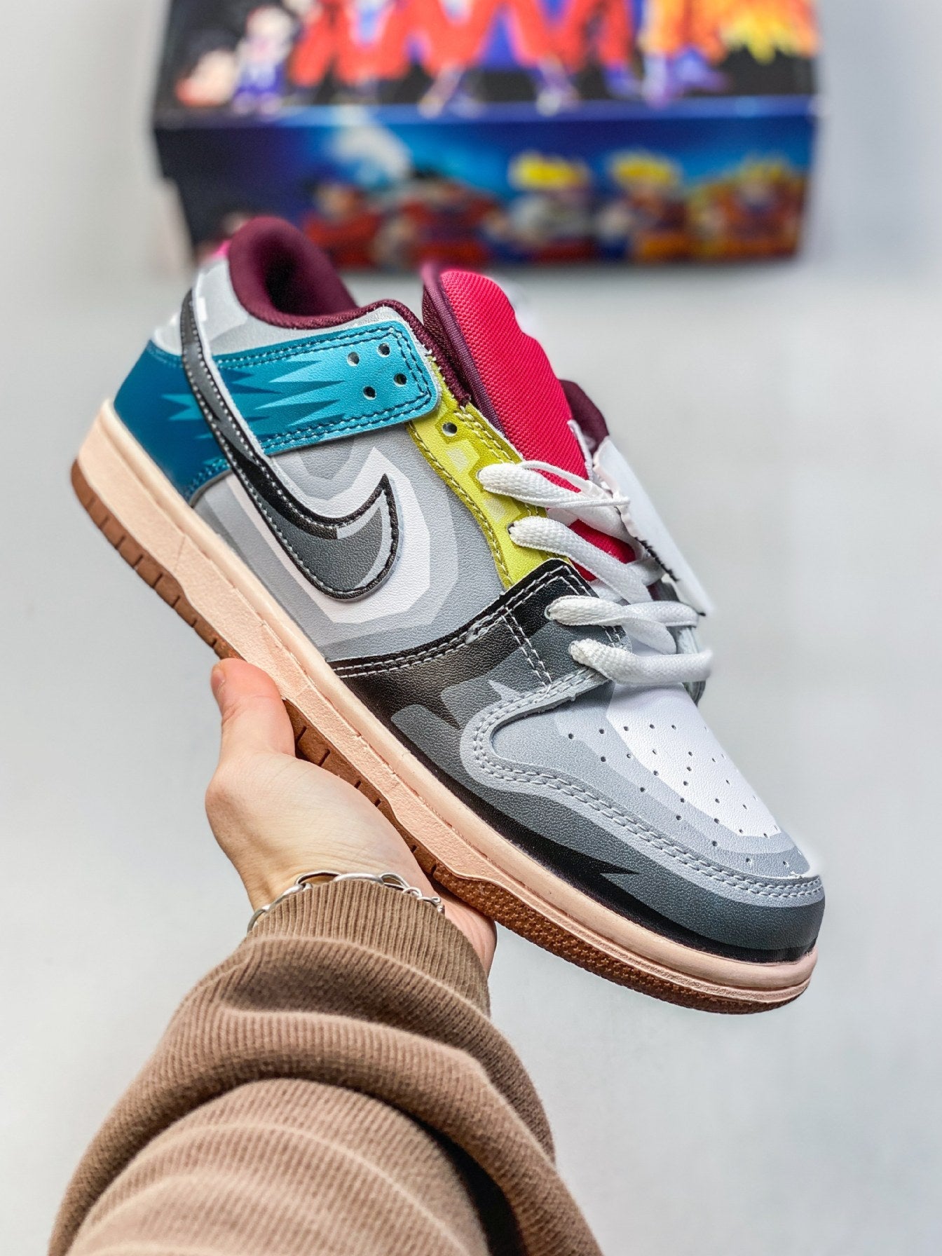 Dragon Ball SB Dunk Low-Inspired Sneakers  Anime Skate Shoes by Putian Chunyuan