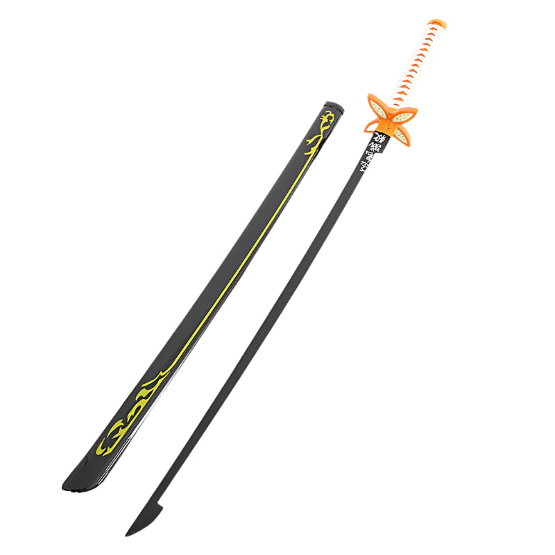 Demon Slayer Nichirin Sword Set  104cm Wooden Blades for Tanjiro, Zenitsu, Rengoku & More