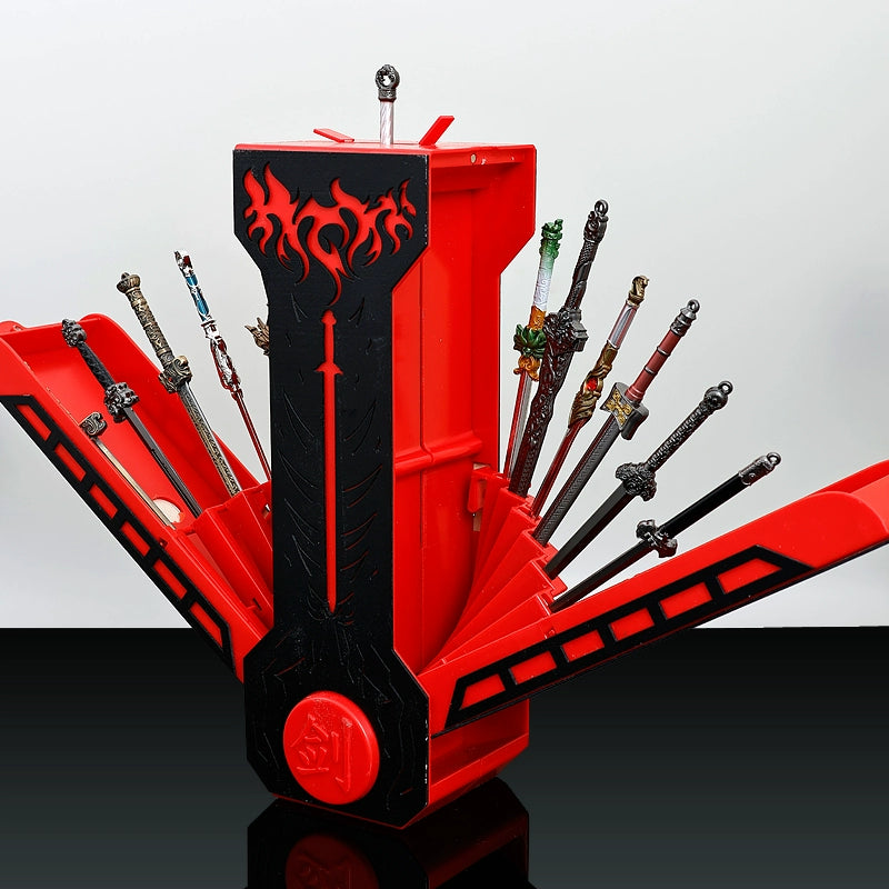 Thirteen Toy Blades of Legend Ancient Style Mini Metal Sword Model Gift Box Set