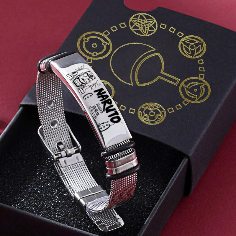 Naruto Anime Bracelet | Sasuke x Naruto x Itachi x Gaara Pendant