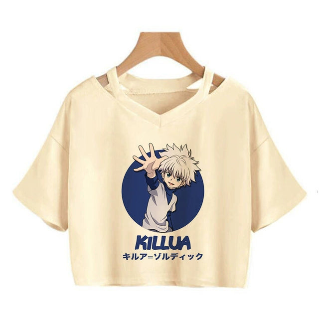 Deadly Duo  Killua x Hisoka Crop Tee