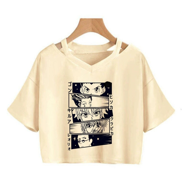 Deadly Duo  Killua x Hisoka Crop Tee