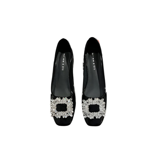 French Style Goatskin Wanwan Shoes – Low-Cut Elegance with a Soft Heel