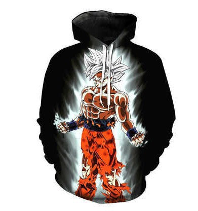 Japanese manga 3D digital printing Dragon Ball Goku series sweatshirt cosplay anime hoodie sweatshirt