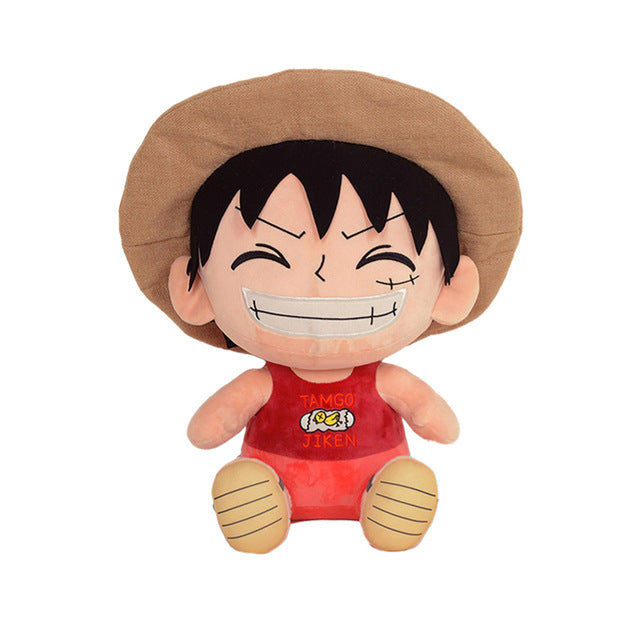 Straw Hat Snuggle Squad: Luffy, Chopper & Zoro Plush Dolls