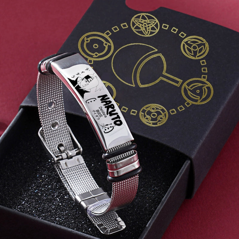 Naruto Anime Bracelet | Sasuke x Naruto x Itachi x Gaara Pendant