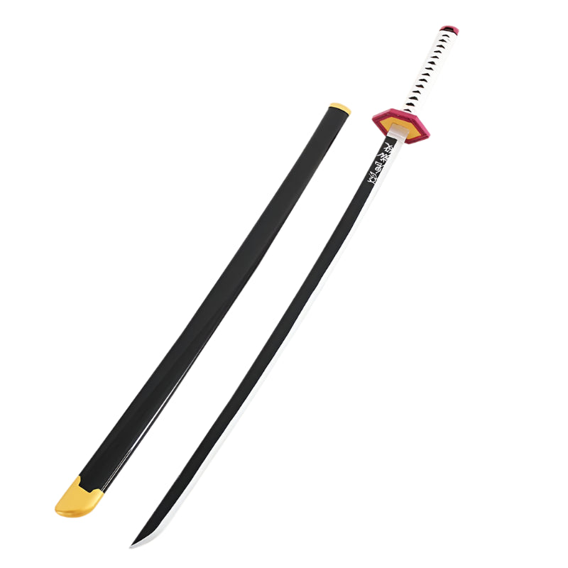 Demon Slayer Nichirin Sword Set  104cm Wooden Blades for Tanjiro, Zenitsu, Rengoku & More
