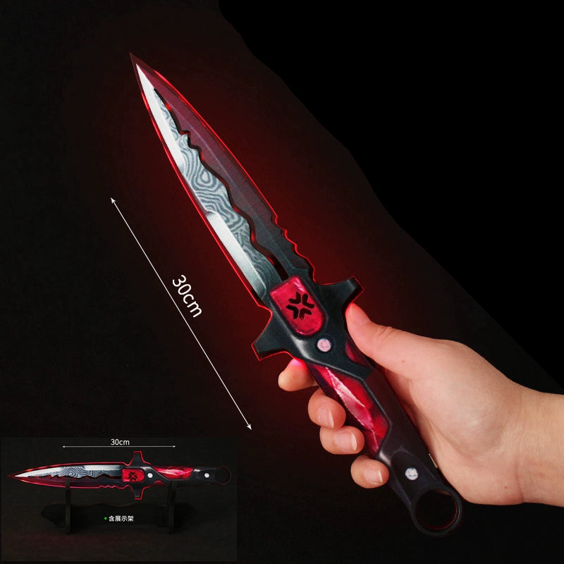 Valorant Mercy Blade Glowing Acrylic Model  Light-Up Game Prop Toy for Kids & Cosplay