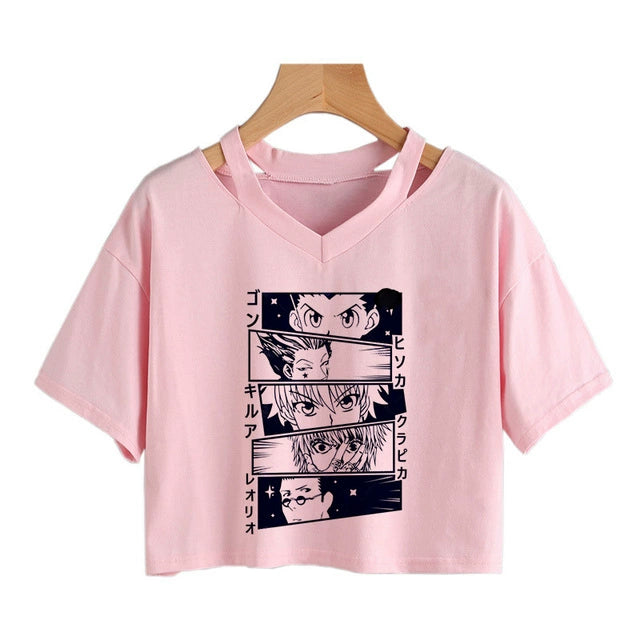 Deadly Duo  Killua x Hisoka Crop Tee