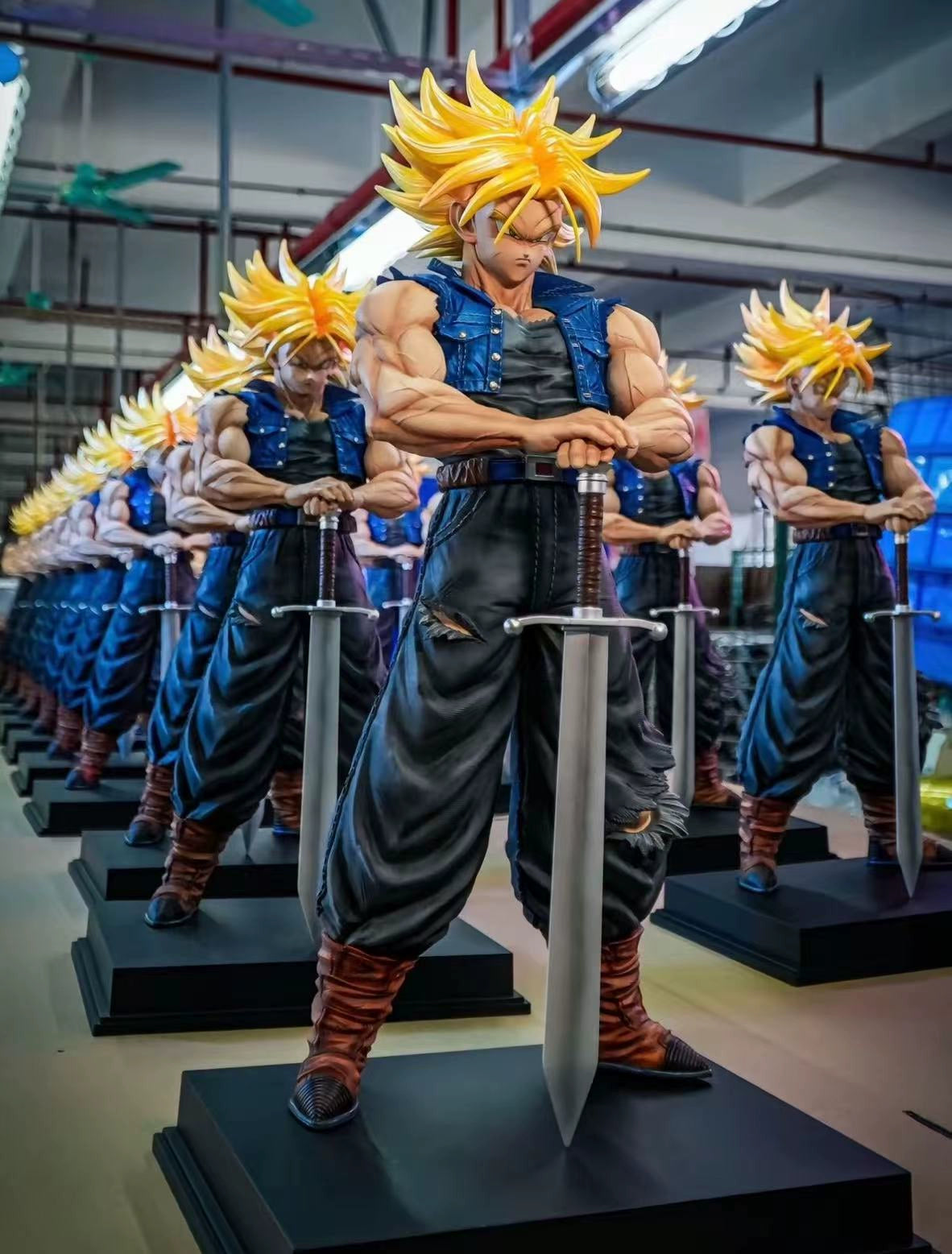 Dragon Ball Trunks 53cm Super Scale Statue  Half-Meter JT Brother Figure Model