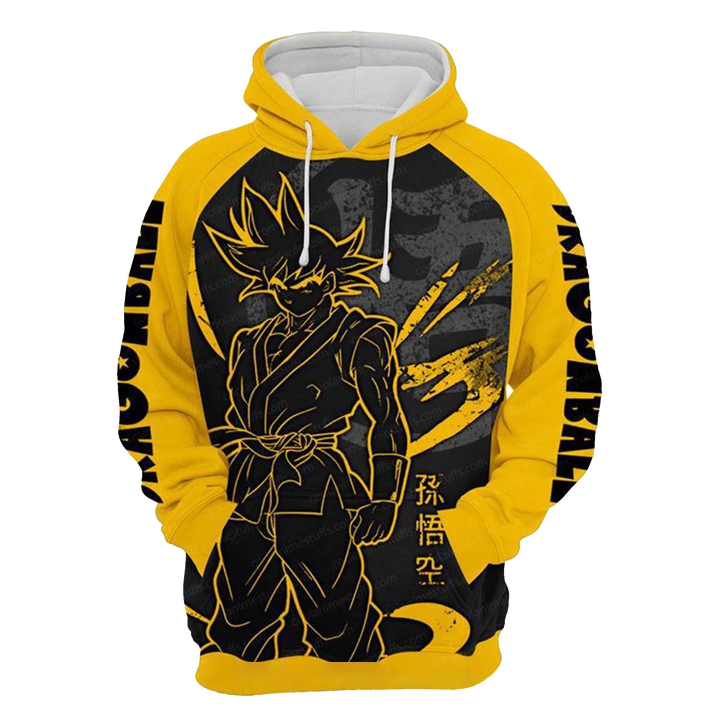 Japanese manga 3D digital printing Dragon Ball Goku series sweatshirt cosplay anime hoodie sweatshirt