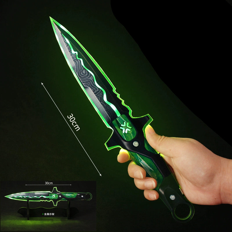 Valorant Mercy Blade Glowing Acrylic Model  Light-Up Game Prop Toy for Kids & Cosplay