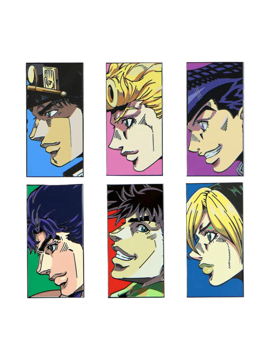 Gray Man Tactics JOJOs Bizarre Adventure Metal Enamel Badge  Velcro Patch, Armband & School Bag Accessory