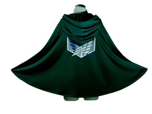 Attack on Titan Survey Corps Cloak | Freedom Wings Captain Cosplay Cape