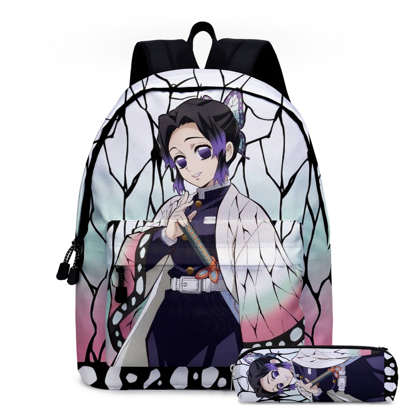 Super Moon Blade 3D Print Anime Backpack  2-Piece School Bag Set