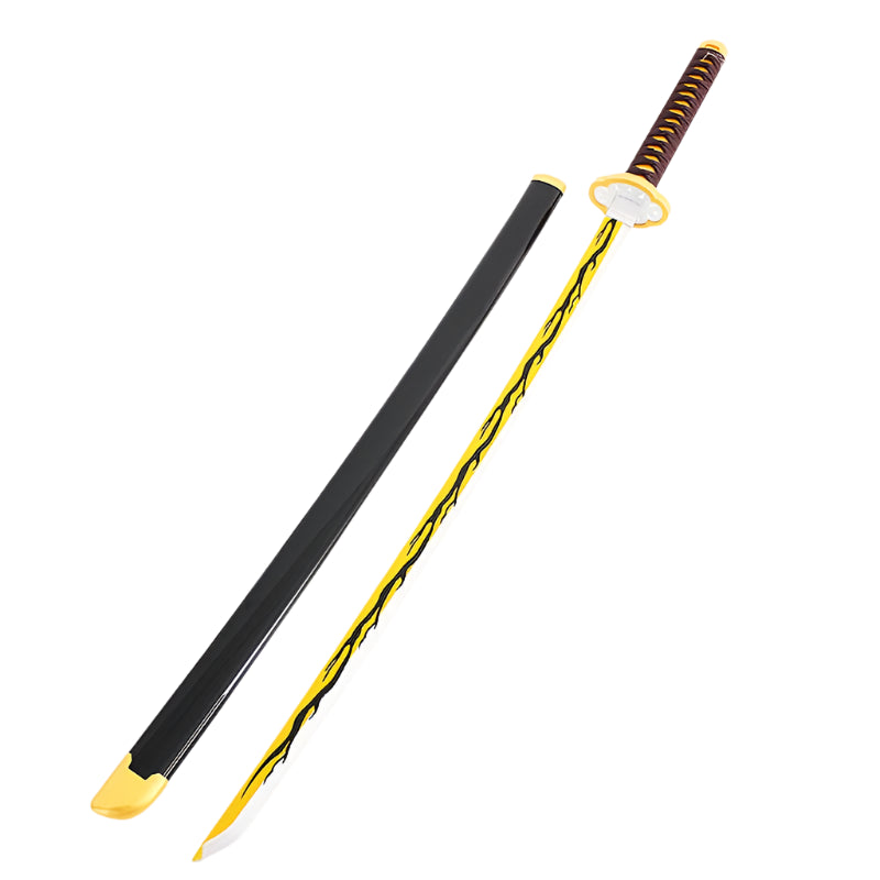 Demon Slayer Nichirin Sword Set  104cm Wooden Blades for Tanjiro, Zenitsu, Rengoku & More