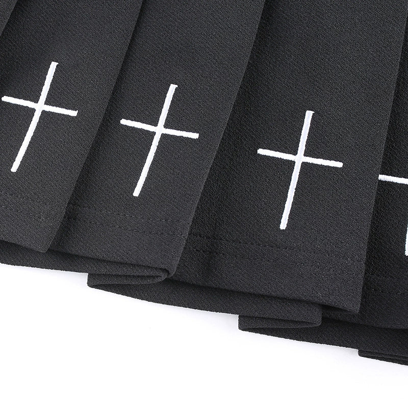 Void Ruffle  Gothic Street Pleat Skirt