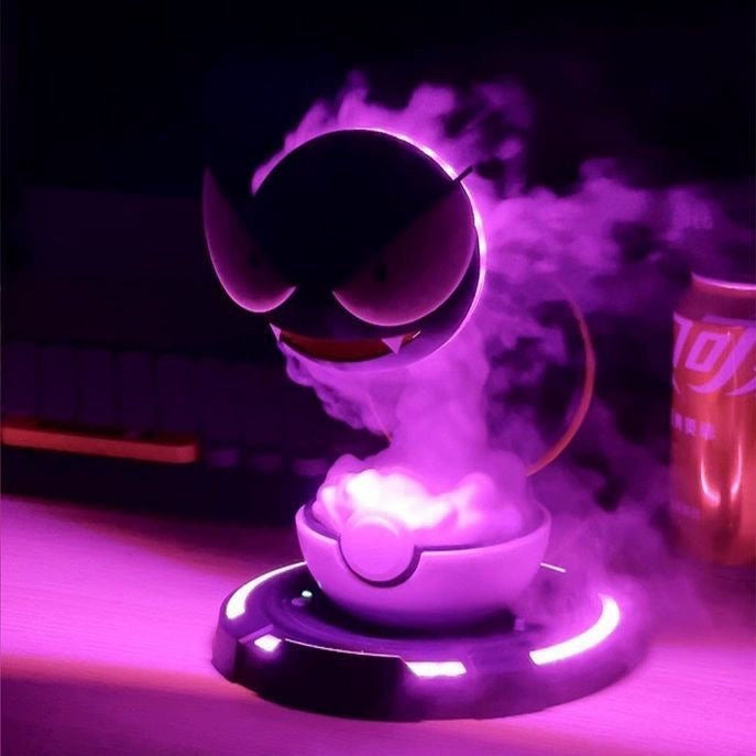 Gengar Ghost-Type Humidifier  Silent Aroma Diffuser & Desktop Moisturizer