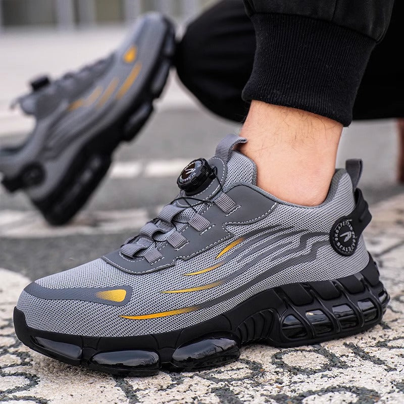 Protection shoes men's anti-smashing and anti-puncture safety shoes anti-slip wear-resistant work shoes