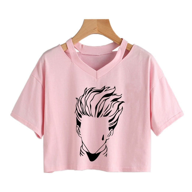 Deadly Duo  Killua x Hisoka Crop Tee