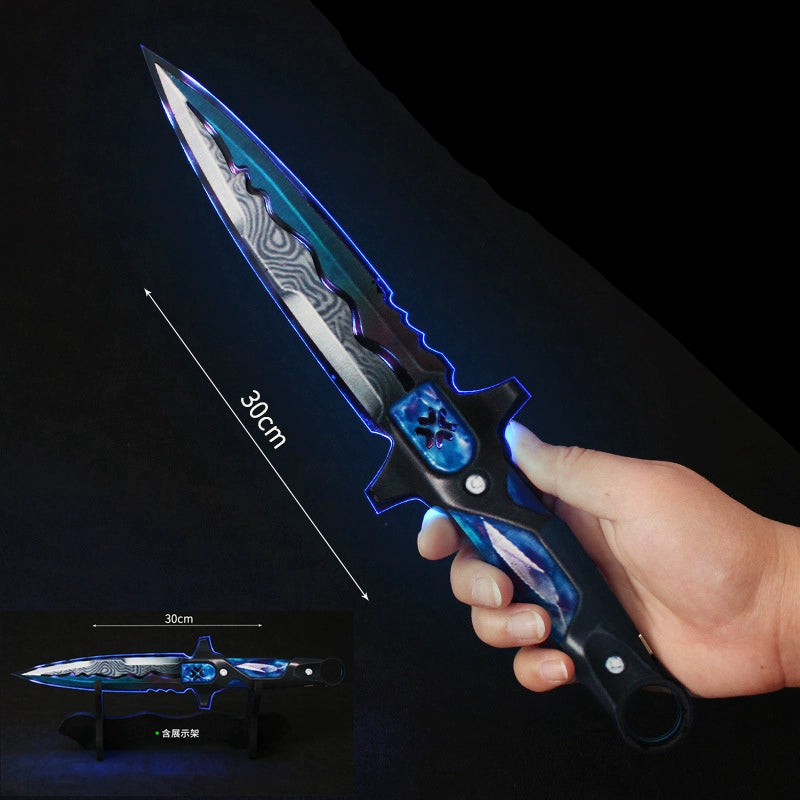 Valorant Mercy Blade Glowing Acrylic Model  Light-Up Game Prop Toy for Kids & Cosplay