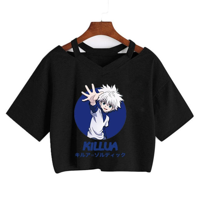 Deadly Duo  Killua x Hisoka Crop Tee