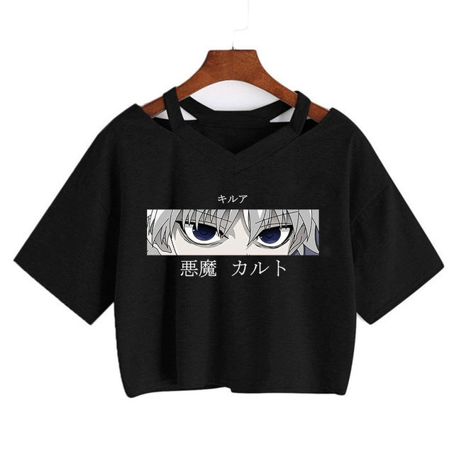 Deadly Duo  Killua x Hisoka Crop Tee