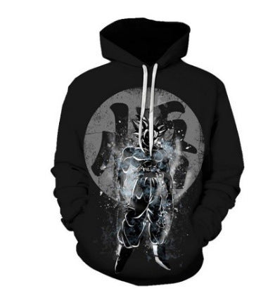 Japanese manga 3D digital printing Dragon Ball Goku series sweatshirt cosplay anime hoodie sweatshirt