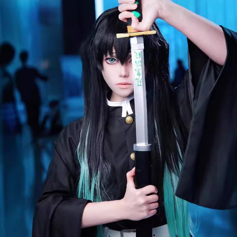 Demon Slayer Muichiro Tokito Cosplay  Mist Hashira Uniform Set