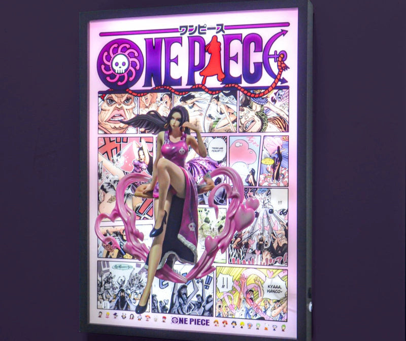 One Piece Legends 3D Stereo Light Frame  Luffy, Zoro, Sanji, Nami, Ace & More
