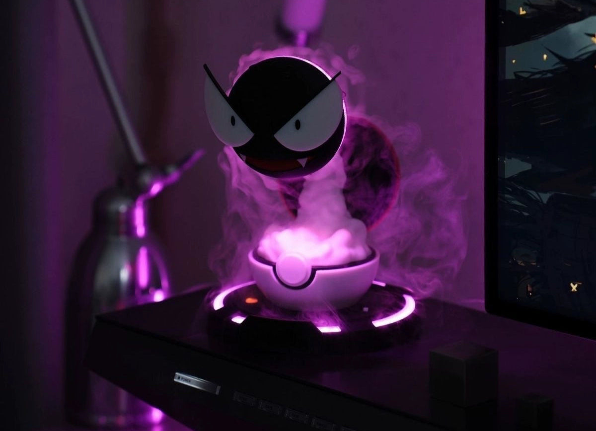 Gengar Ghost-Type Humidifier  Silent Aroma Diffuser & Desktop Moisturizer