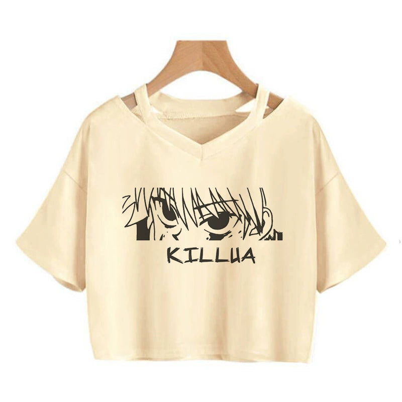 Deadly Duo  Killua x Hisoka Crop Tee