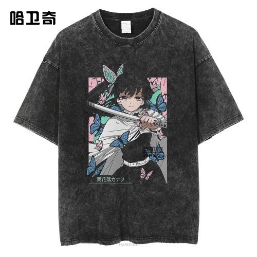 Blue Lock Breakout  Isagi Oversize Washed Tee
