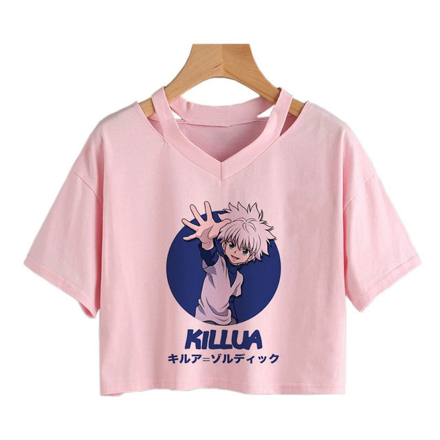 Deadly Duo  Killua x Hisoka Crop Tee